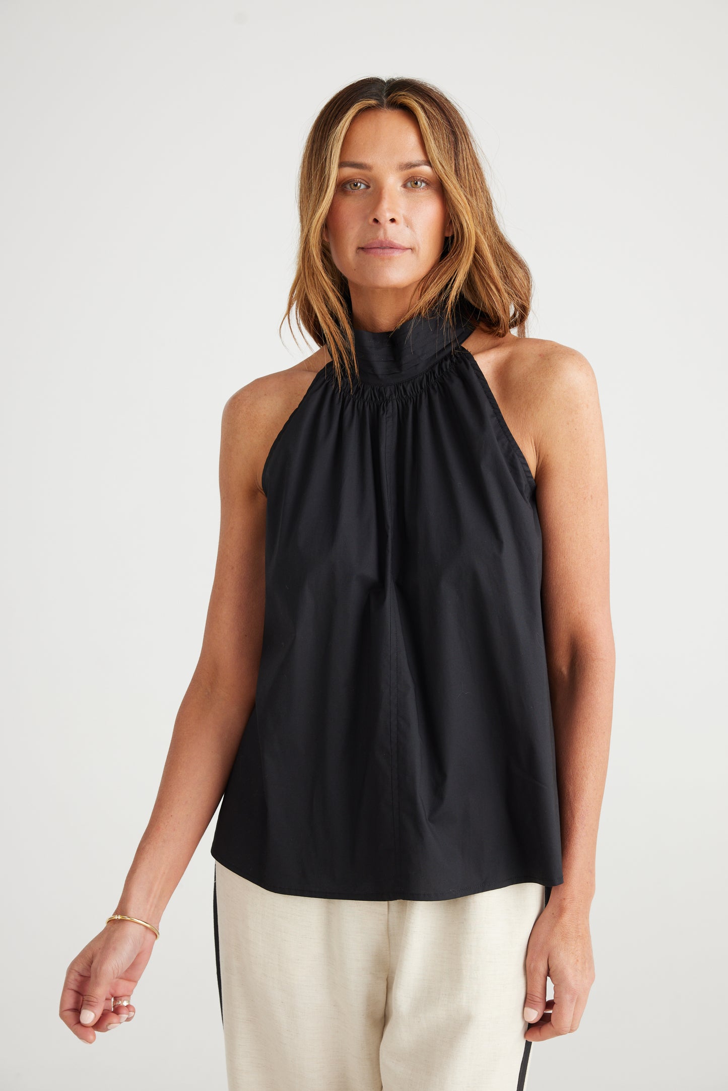 Brave + True - Rose All Day Top Black | BT7238-1