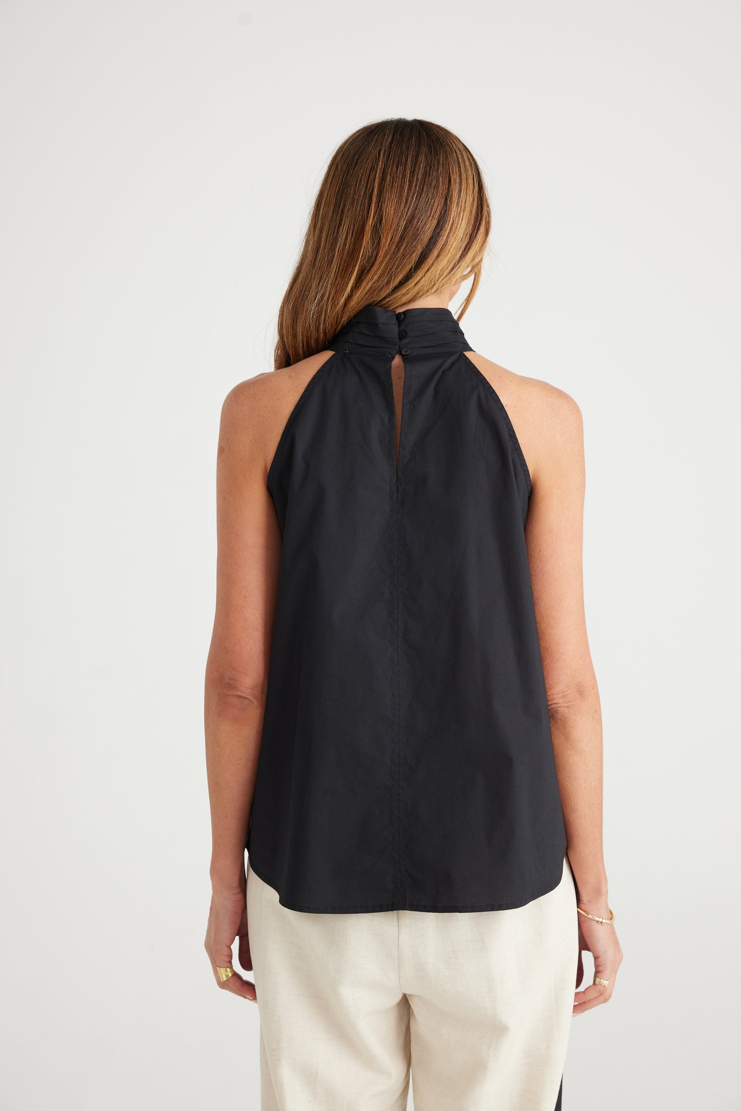 Brave + True - Rose All Day Top Black | BT7238-1