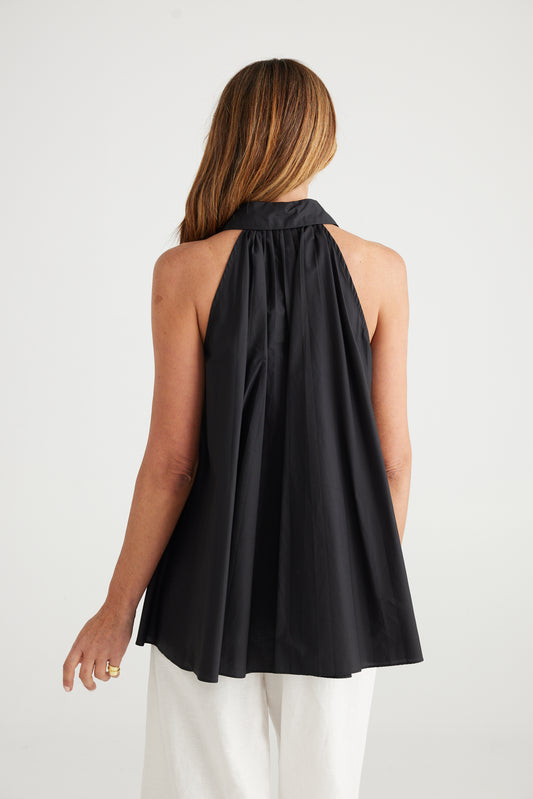 Brave + True - Rose All Day Top Black | BT7238-1