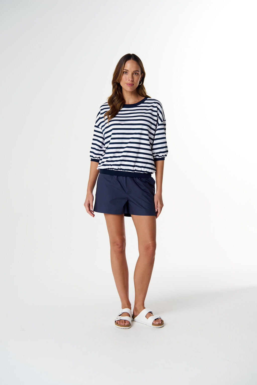 Cloth + Paper + Scissors - Refresh 3/4 Sleeve Tee | C13026