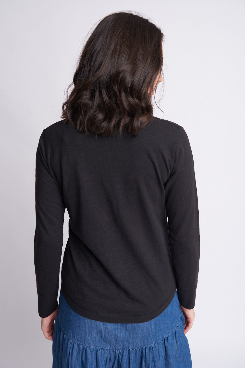 Cloth Paper Scissors - Henly L/S Top Black | C1368