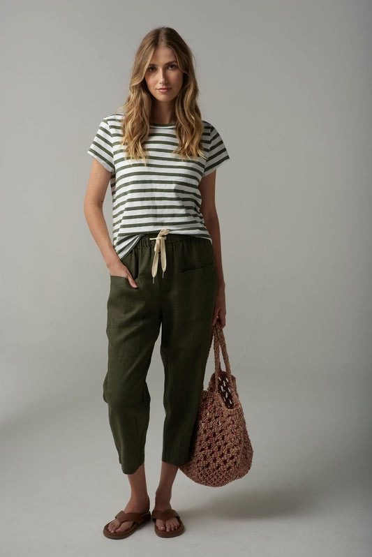 Cloth Paper Scissors - Stripe Basic Tee C1378