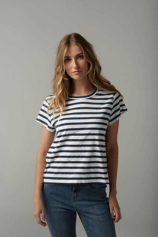 Cloth Paper Scissors - Stripe Basic Tee C1378