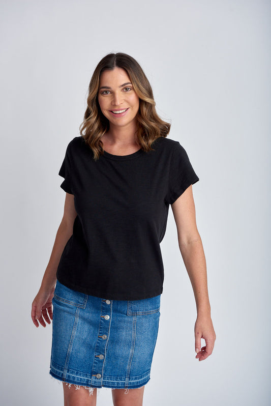 Cloth Paper Scissors - Crew Neck Tee Black | CPS1378