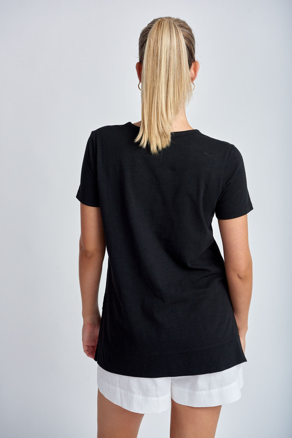 Cloth Paper Scissors - Hi Low Tee Black | CPS1381