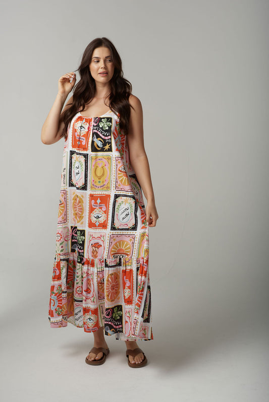 Cloth Paper Scissors - Rodeo Print Sundress C1637