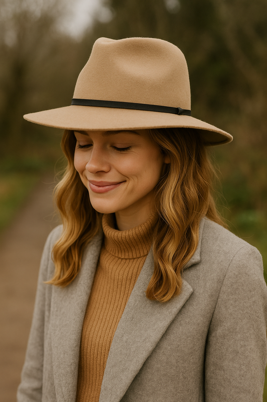 Avenel - Edwina Wool Felt Fedora 61487