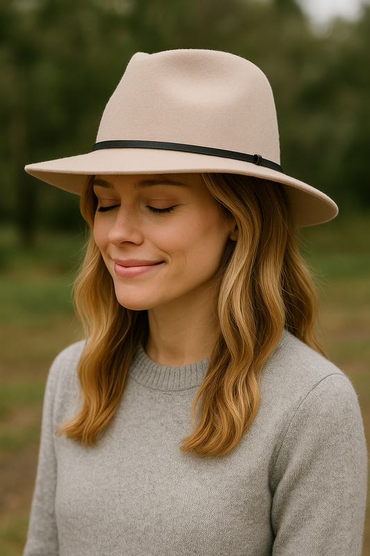 Avenel - Edwina Wool Felt Fedora 61487