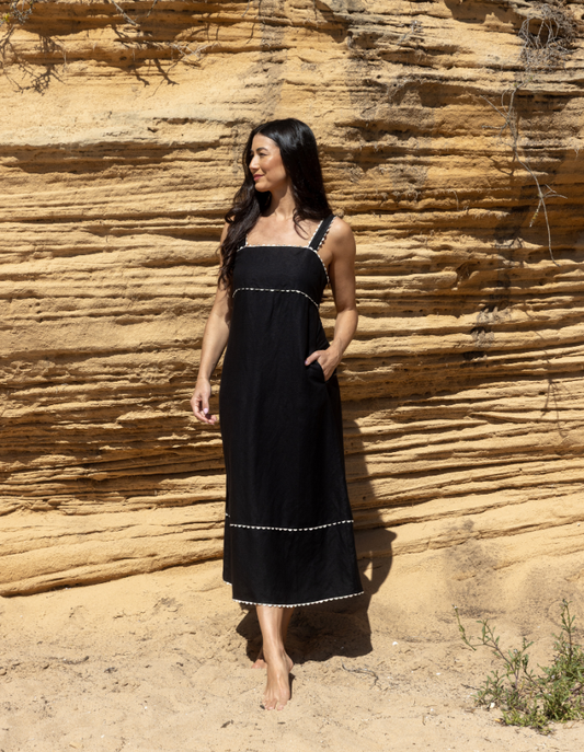 Jump - Ric Rac Maxi Dress / 596J5158A