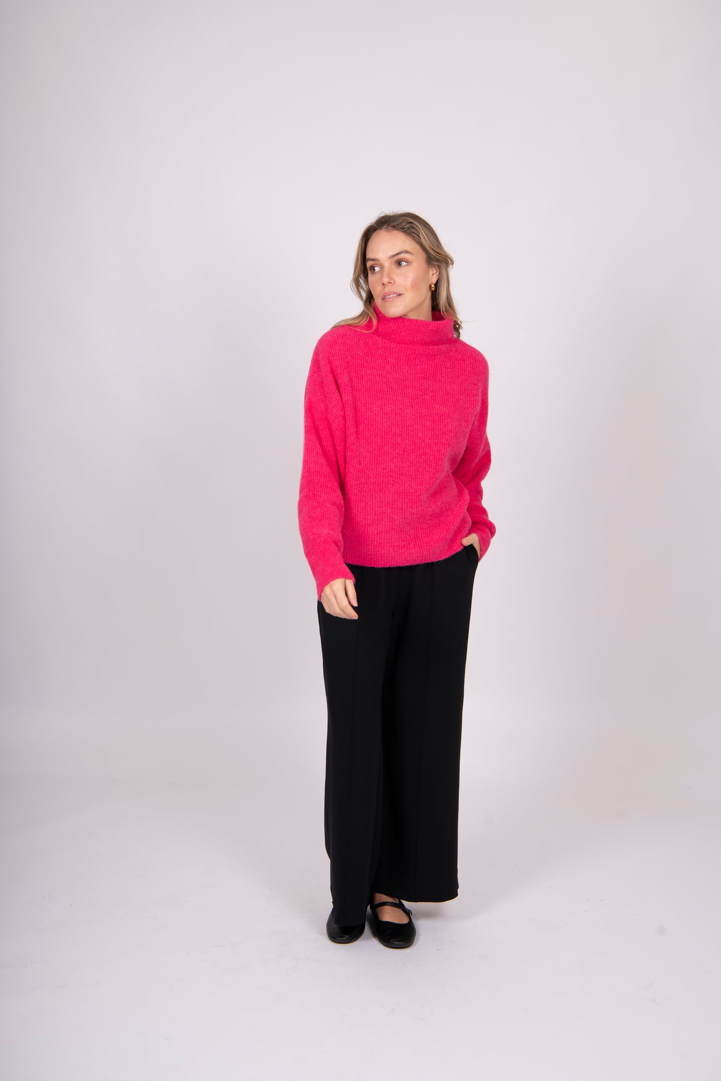 Fields Knitwear - Funner Neck Wedge Pullover FK5027
