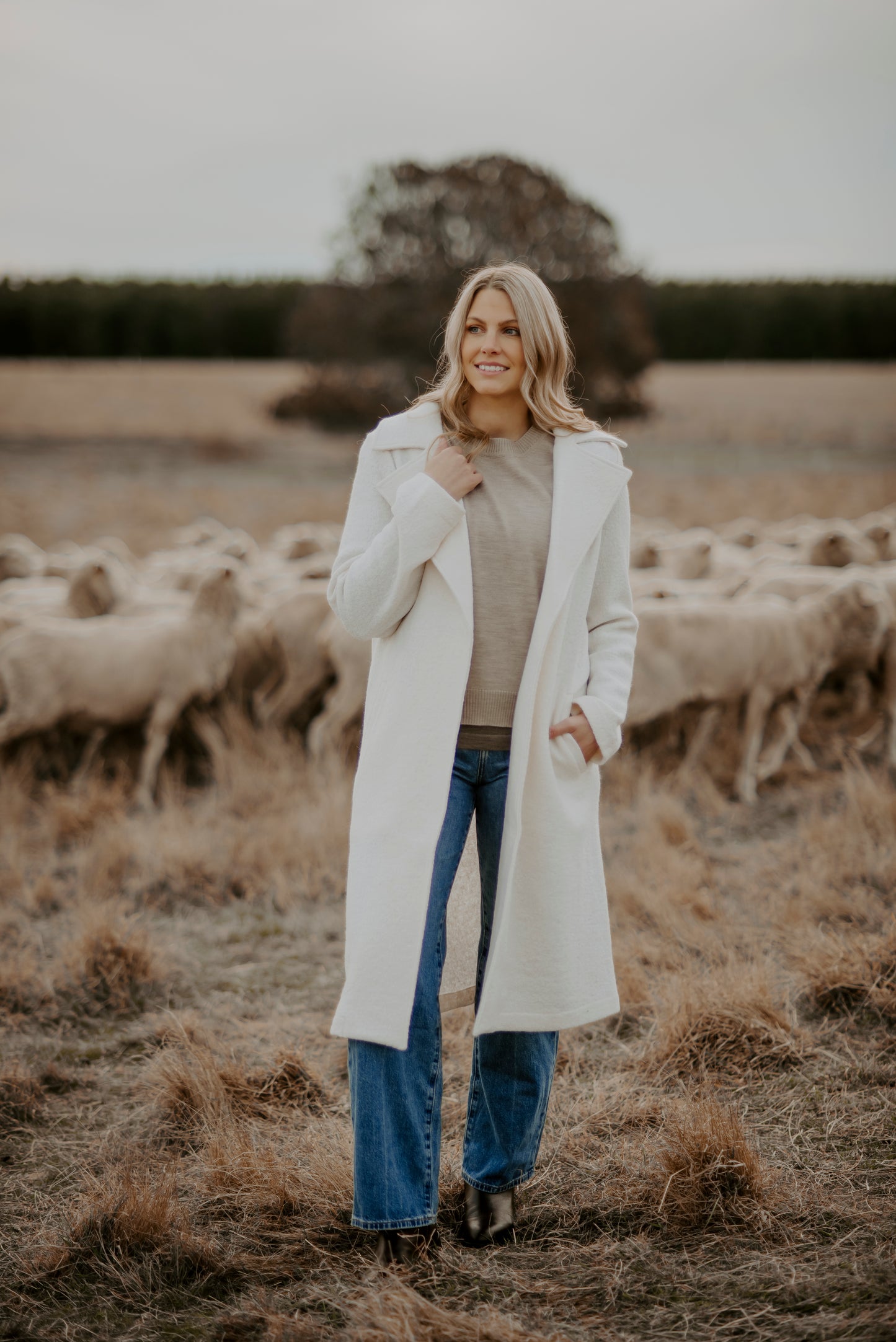 Fields Knitwear - Victoria Long Jacket FK5047