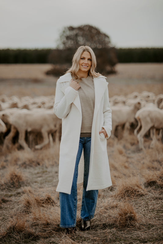 Fields Knitwear - Victoria Long Jacket FK5047