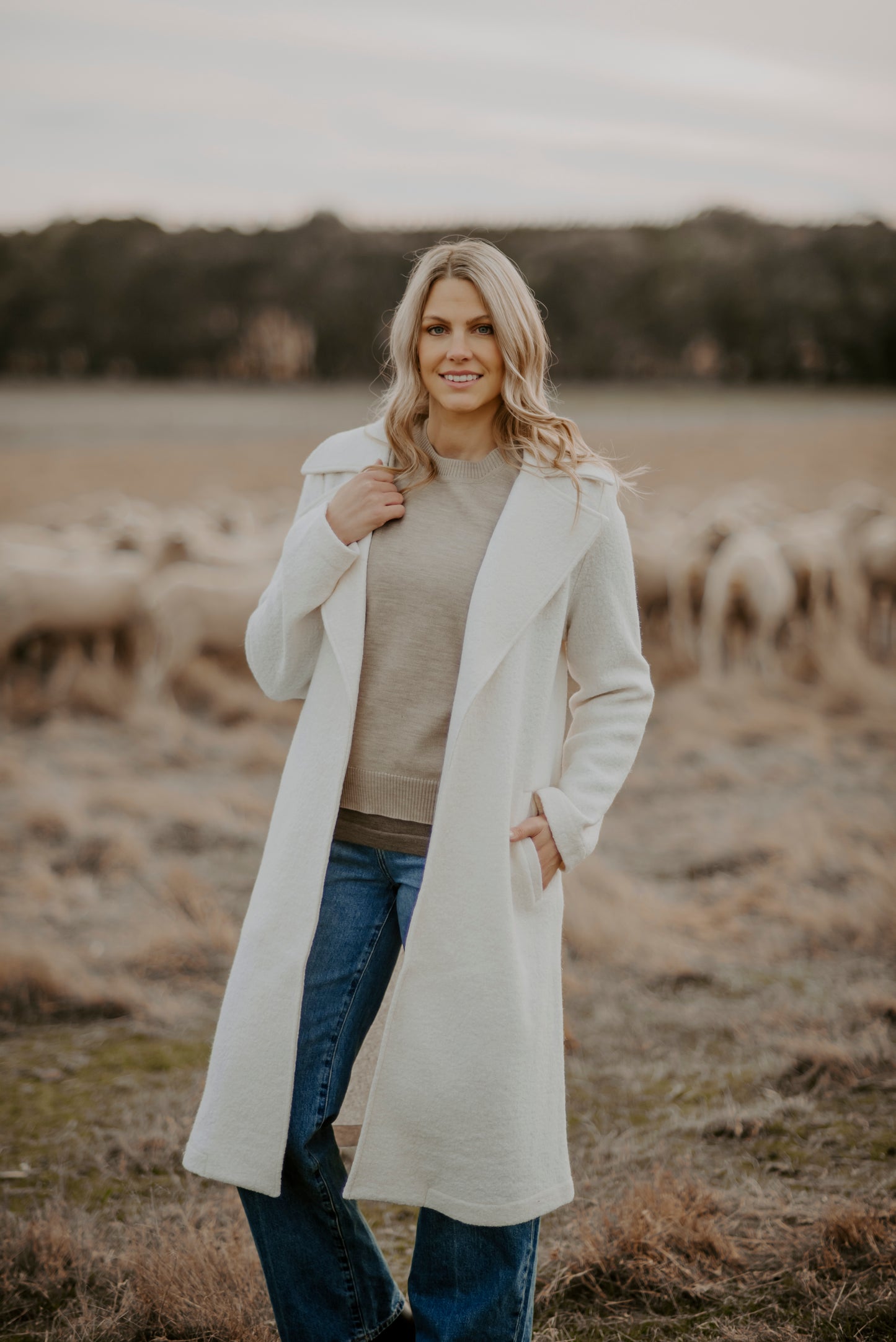 Fields Knitwear - Victoria Long Jacket FK5047