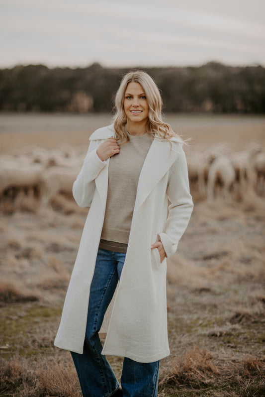 Fields Knitwear - Victoria Long Jacket FK5047