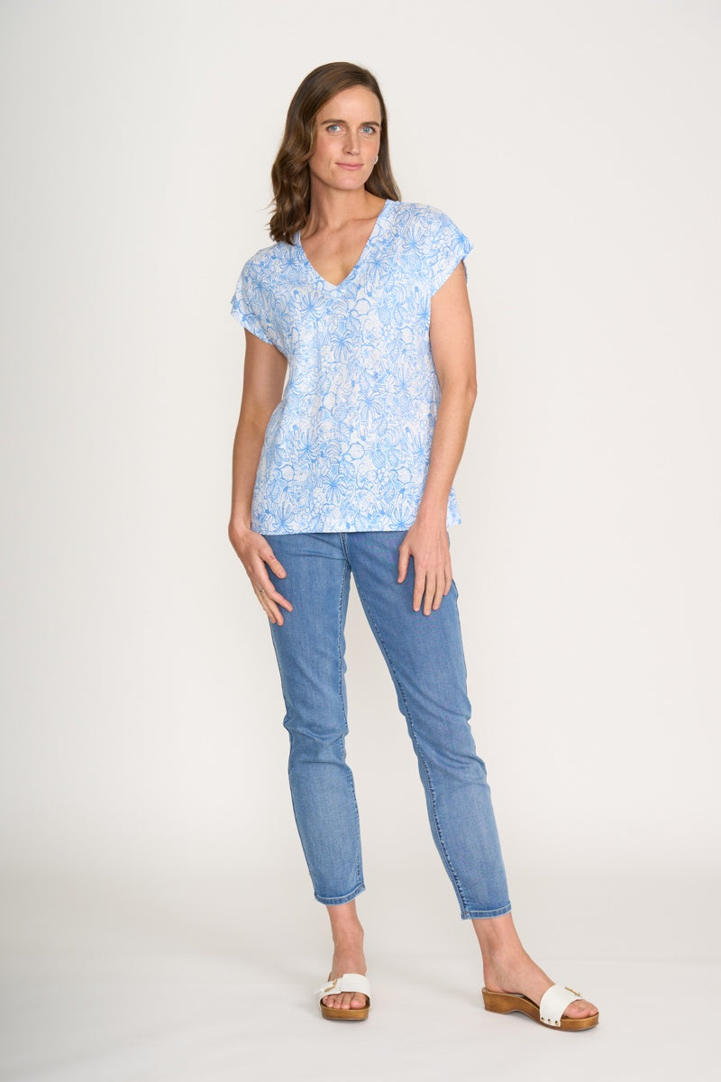 Foil - Button Up Top FO8245