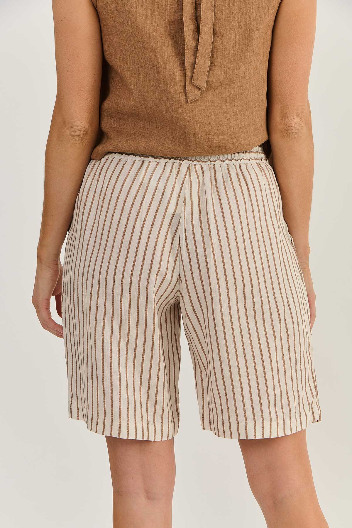 Naturals - Linen Shorts Ginger Slice | GA241