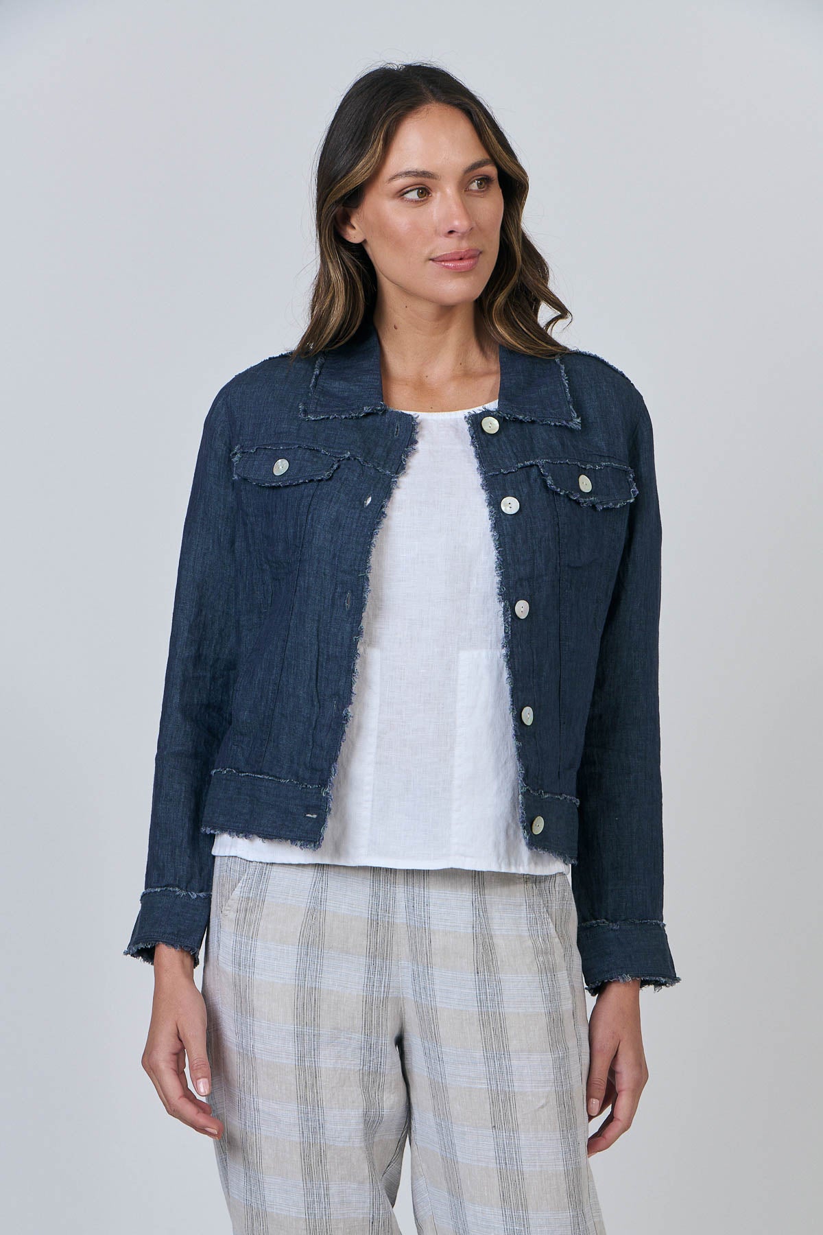 Naturals – Lightweight Linen Jacket / GA30