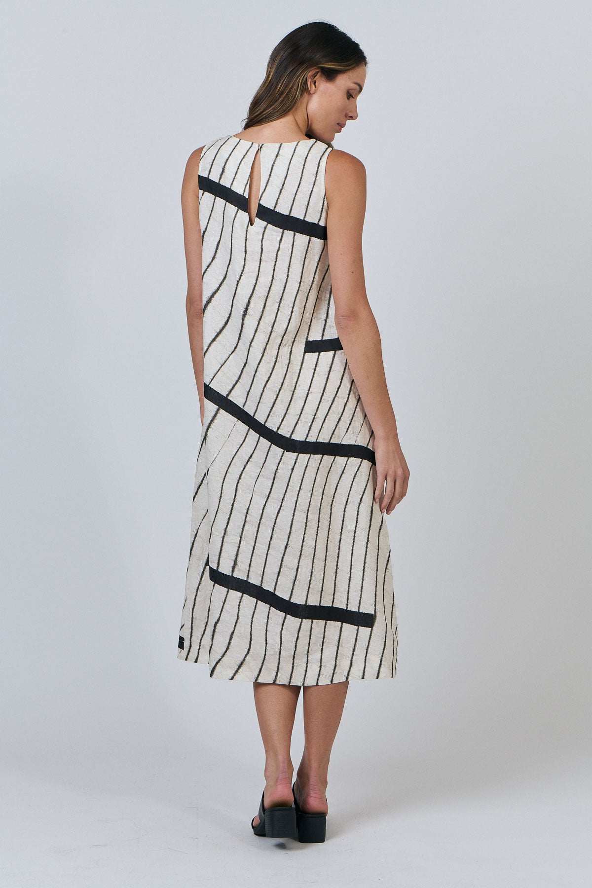 Naturals - Linen Midi Dress GA325