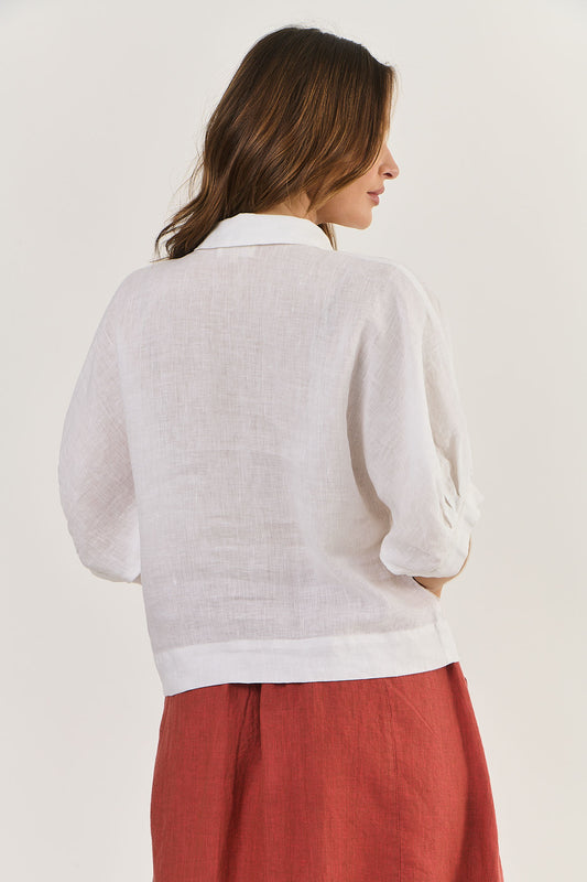 Naturals - Linen Top White | GA471`