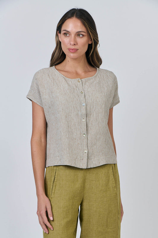 Naturals - Relaxed Linen Top / Blister GA504