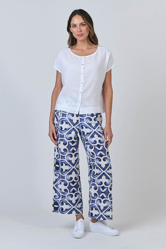 Naturals - Linen Relaxed Tee GA504