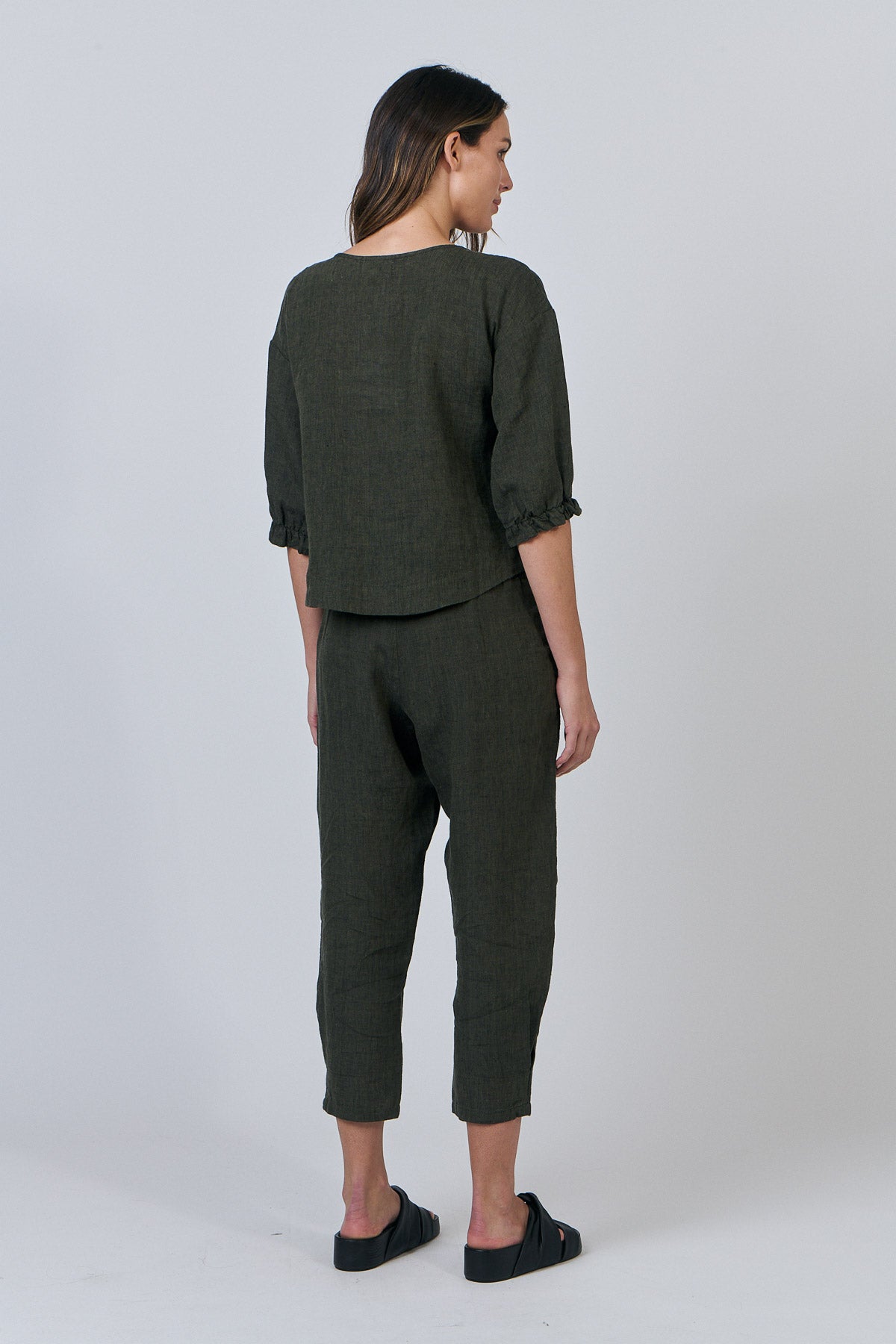 Naturals - Relaxed Linen Blouse GA539