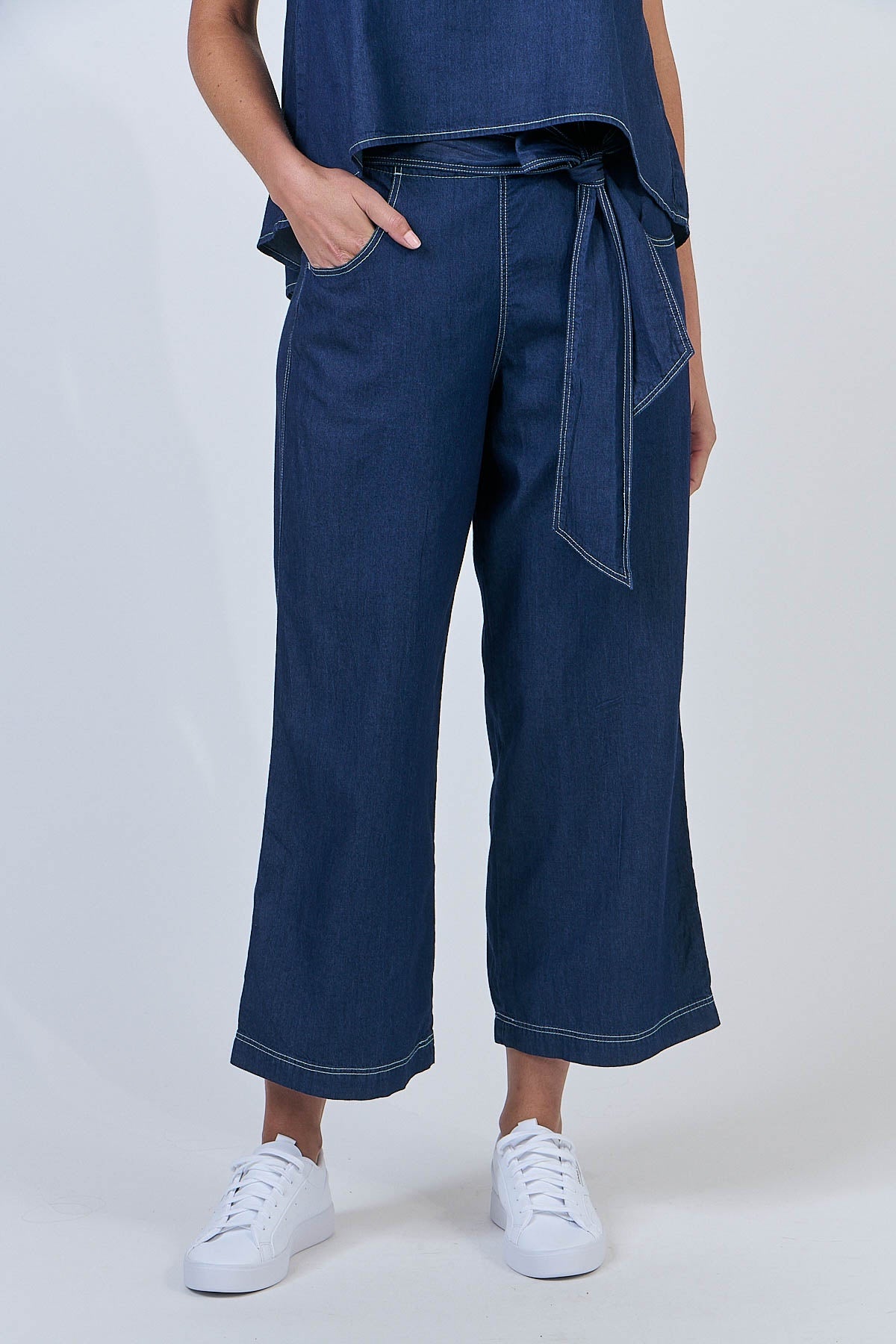 Naturals - Linen Pant Chambray GA567