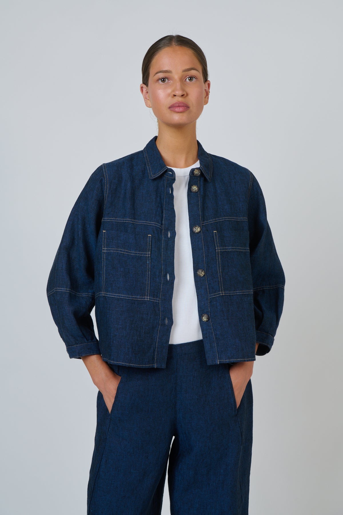 Naturals by O & J - Linen Jacket | GA598