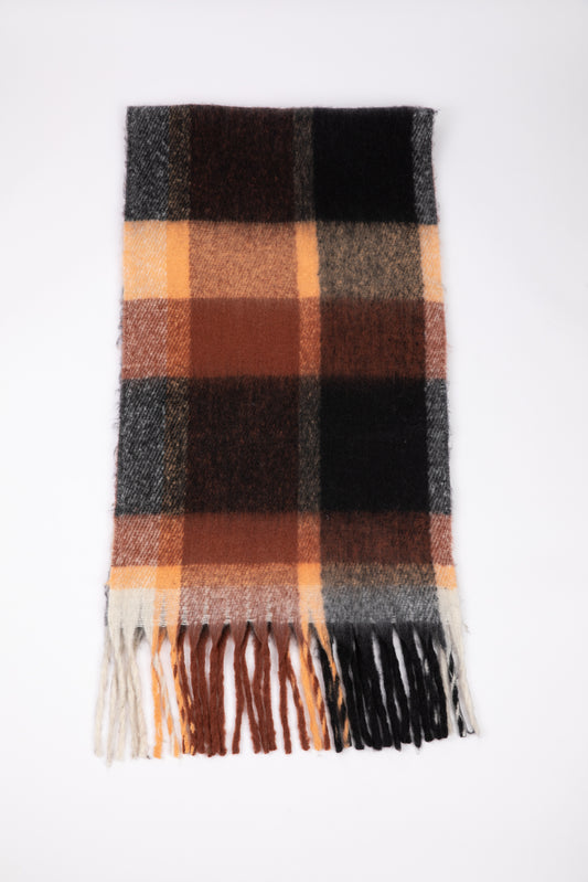 Holiday - Stansbury Scarf | Orange W Black HA25028