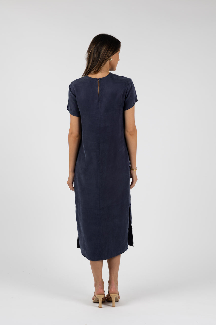 Humidity - Milano Tee Dress Navy | HS24221