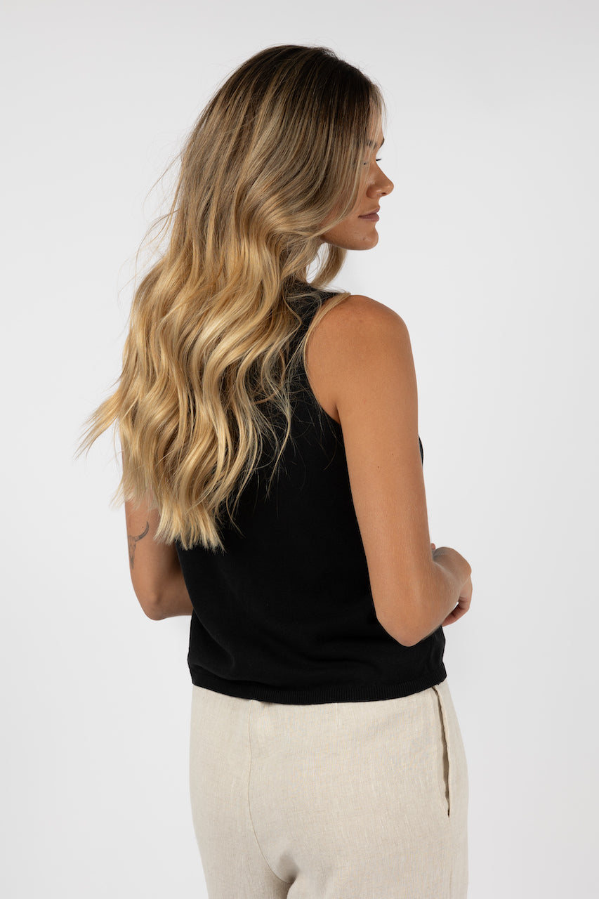 Humidity - Reina Tank Black | HS24605
