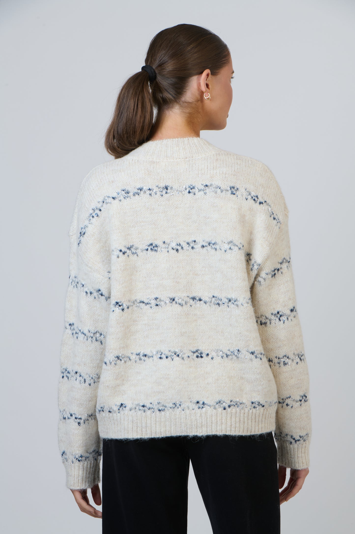 Namastai - Speckled Stripe Cardigan NAM-W31