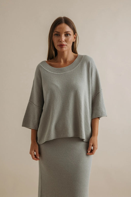 Talamaya - Retreat Cotton Twist Tee Pullover