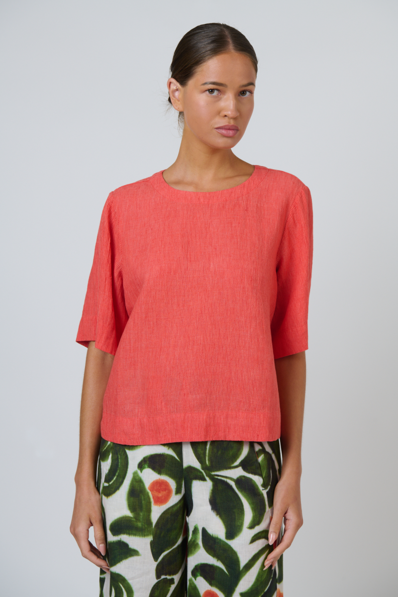 Naturals by O & J - Linen Top | GA724A