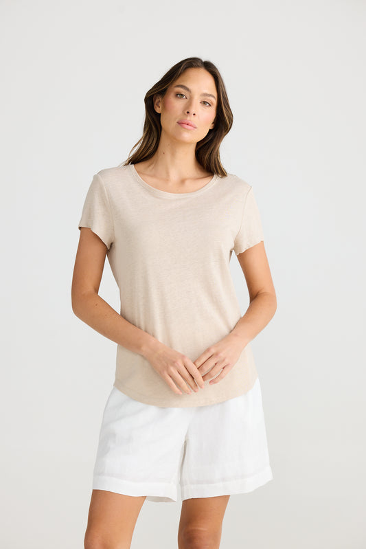 Shanty - Monza Tee Natural | SH24246-1