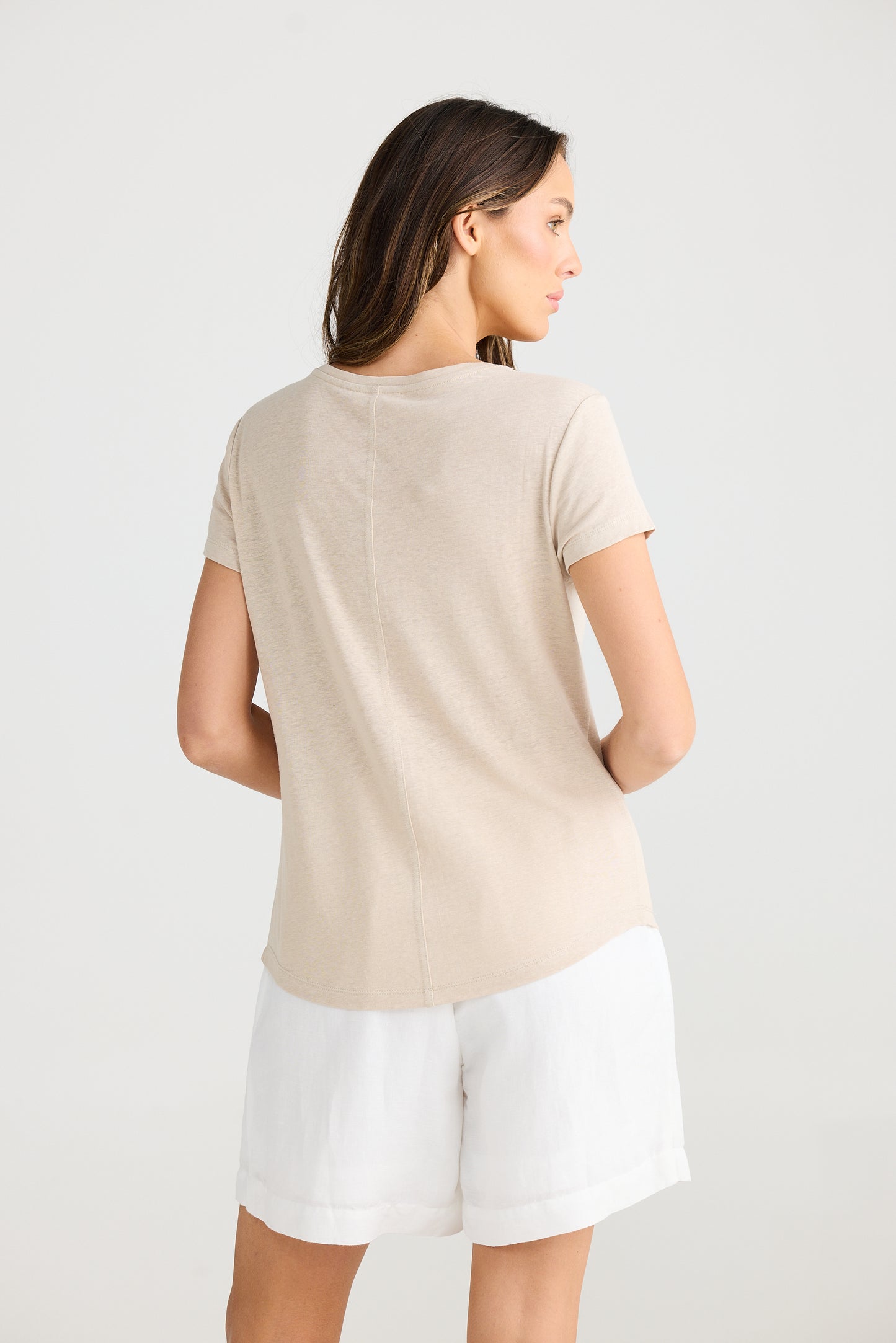 Shanty - Monza Tee Natural | SH24246-1