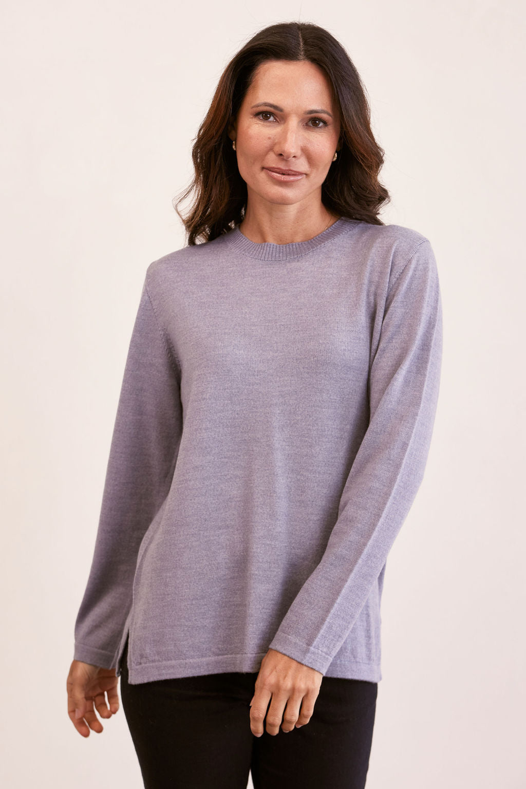 See Saw - Merino Wool Crew Neck Sweater SS182S