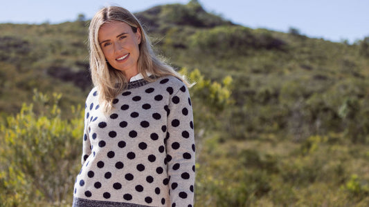 See Saw - 100% Luxe Merino Wool Spot Sweater | SS201N