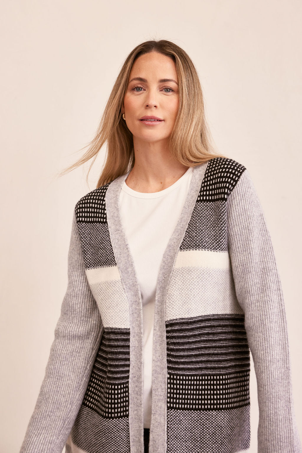 See Saw - Wool Blend Edge To Edge Cardi | SS223