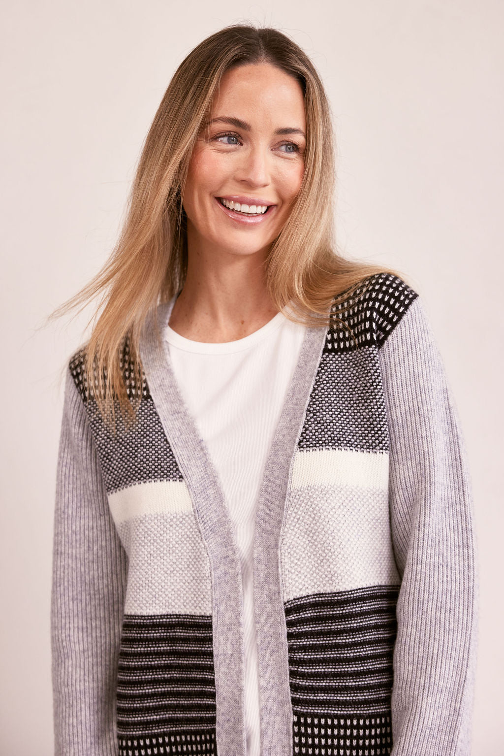 See Saw - Wool Blend Edge To Edge Cardi | SS223
