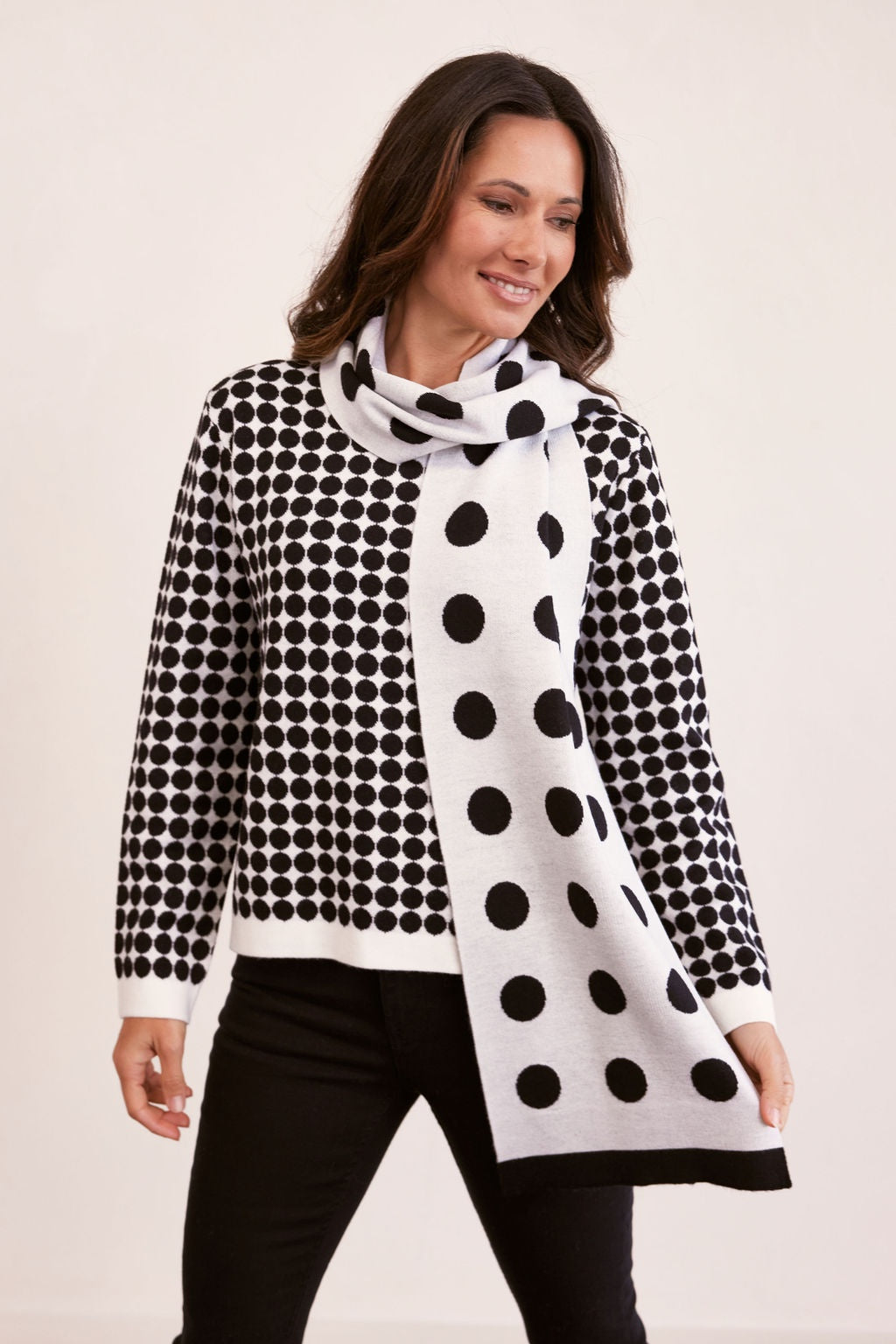 See Saw - Spot Scarf | SS253