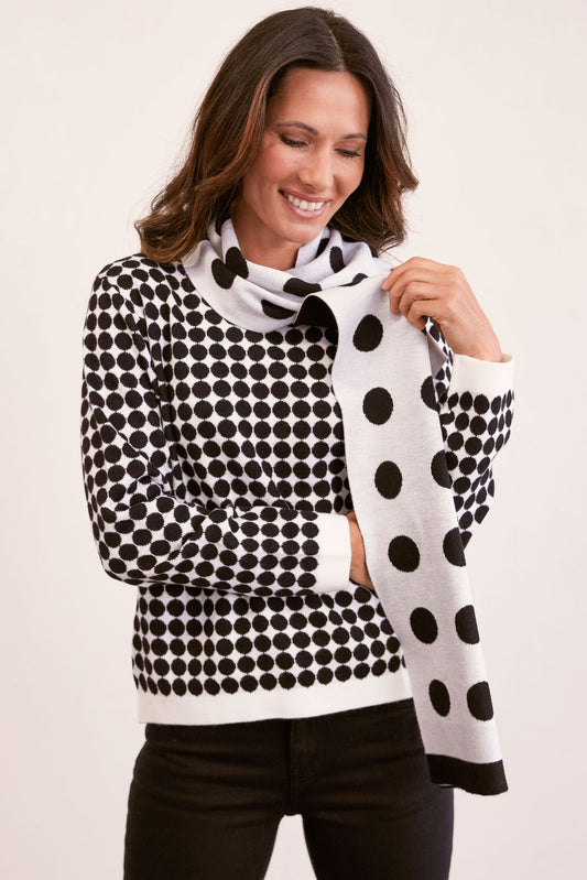 See Saw - Spot Scarf | SS253