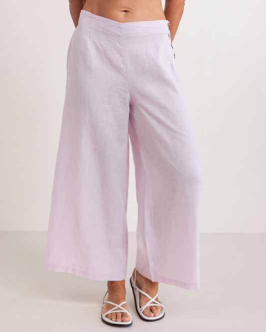See Saw - 100% Linen Palazzo Pant SS364