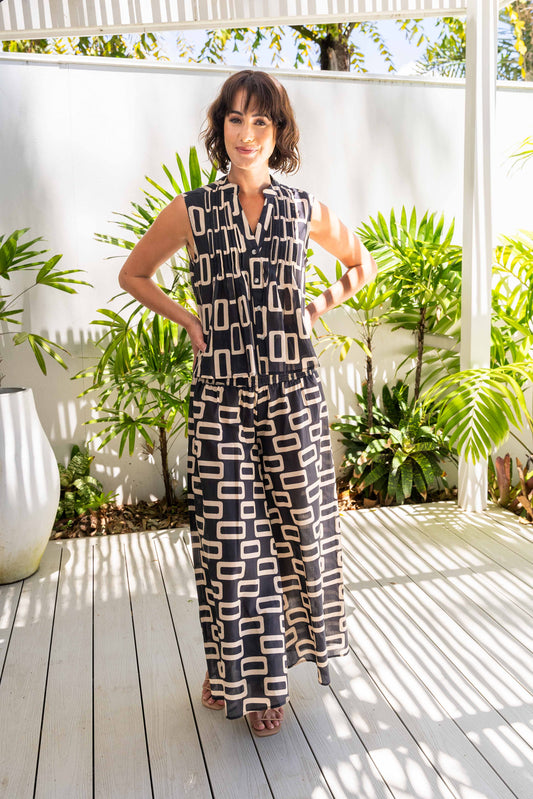 See Saw - 100% Cotton Wide Leg Pant SS538