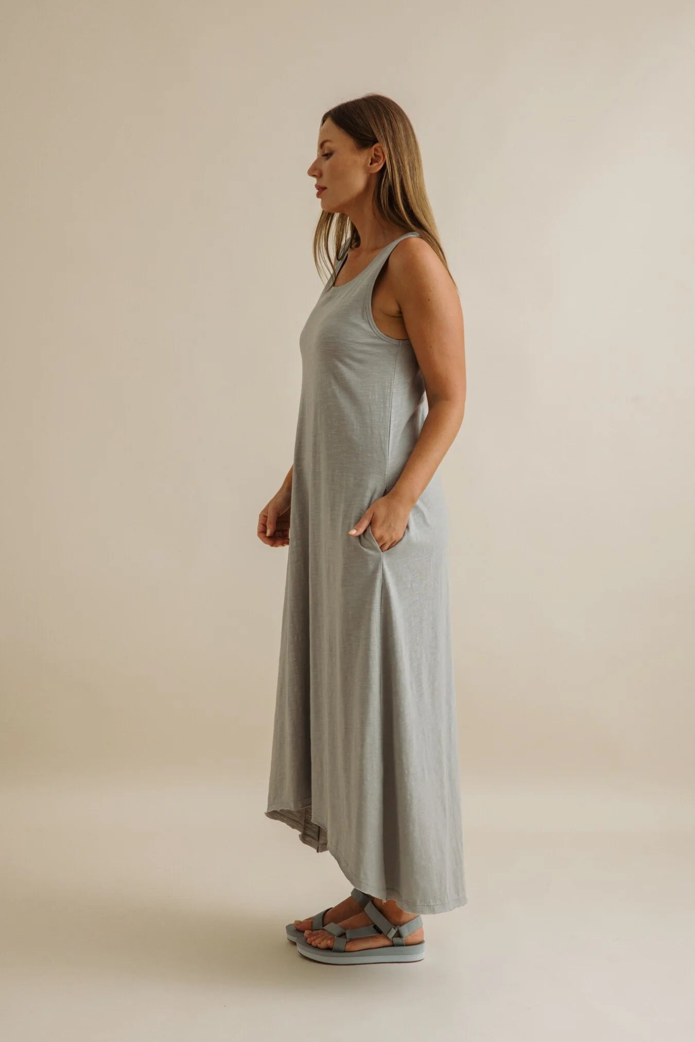 Talamaya - Shoreline Fine Slub Breeze Dress