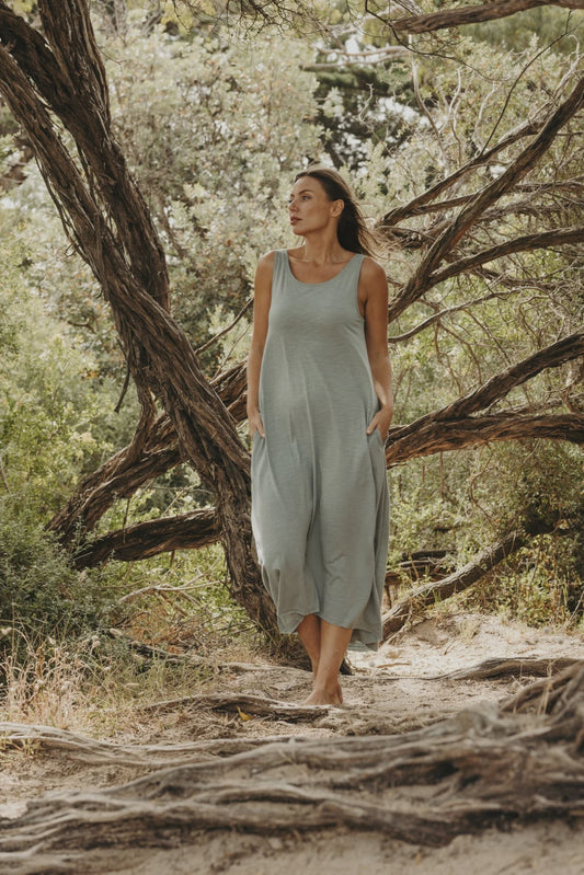 Talamaya - Shoreline Fine Slub Breeze Dress