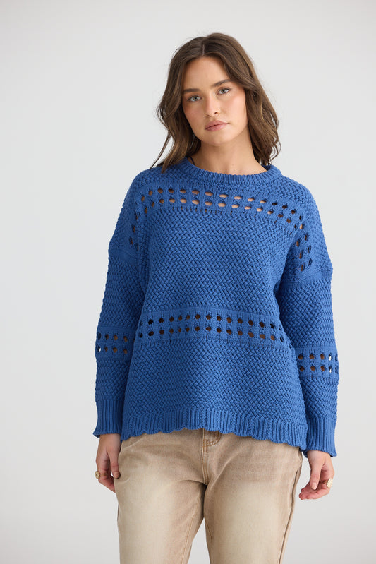 Talisman - Tanner Knit | Sea Blue TA25046-1