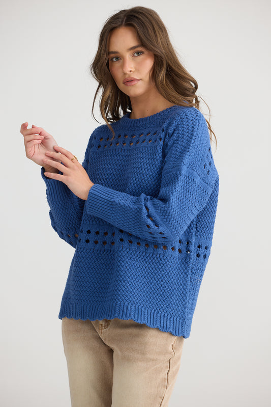 Talisman - Tanner Knit | Sea Blue TA25046-1