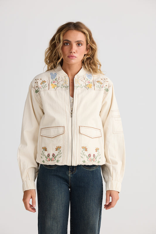 Talisman - Fleur Bomber Jacket TA25296-1
