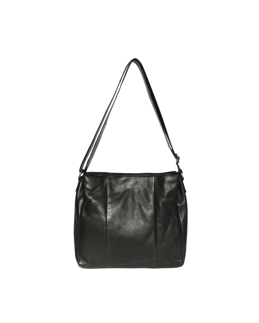 Modapelle - Soft Cow Leather Large Cross Body Bag - 7756BLACK